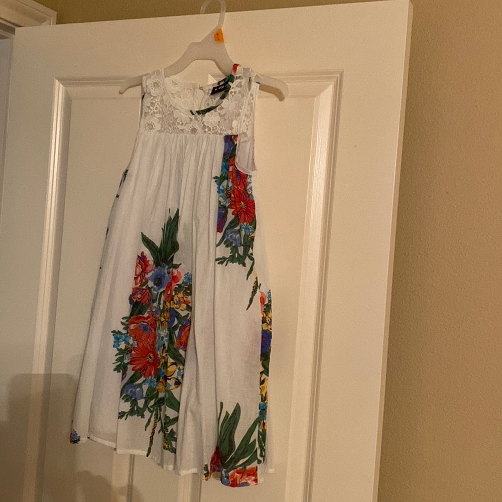 Girls lined floral sundress, size 7/8, by Kidpik